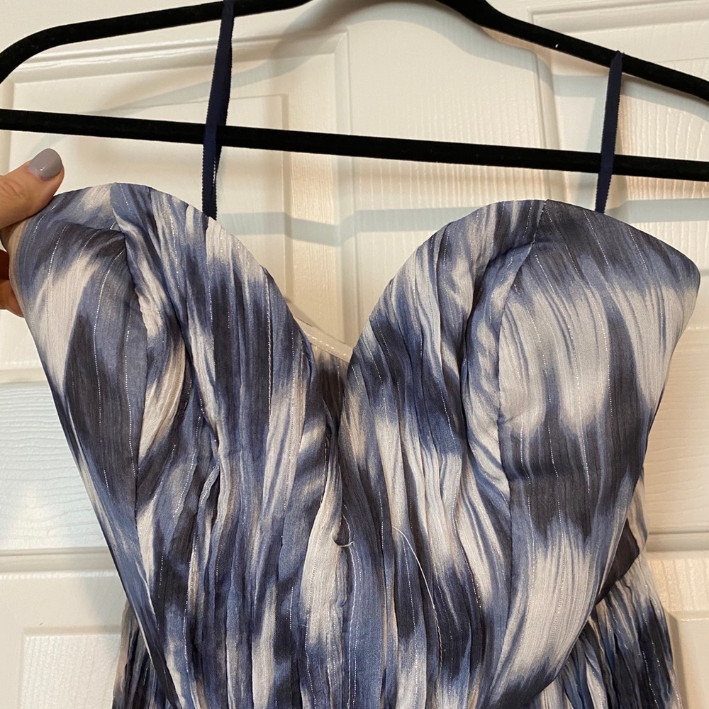 Strapless maxi dress